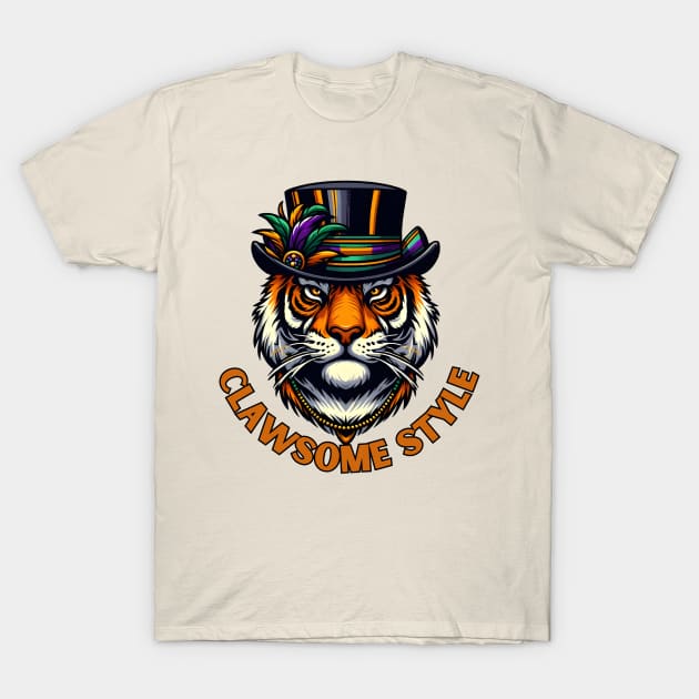 Mardi Gras Tiger T-Shirt by Japanese Fever